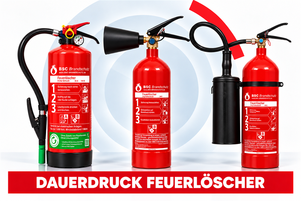 Dauerdruck - Feuerlöscher
